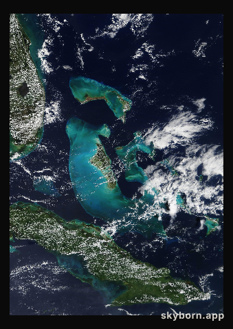 The Earth on 14 October 2019 · Bahamas