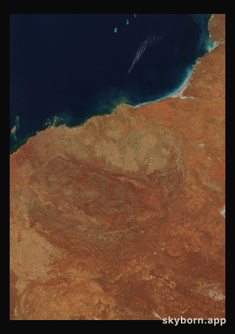 The Earth on 17 October 2019 · Pilbara, Western Australia