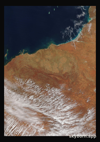 The Earth on 19 October 2019 · Pilbara, Western Australia