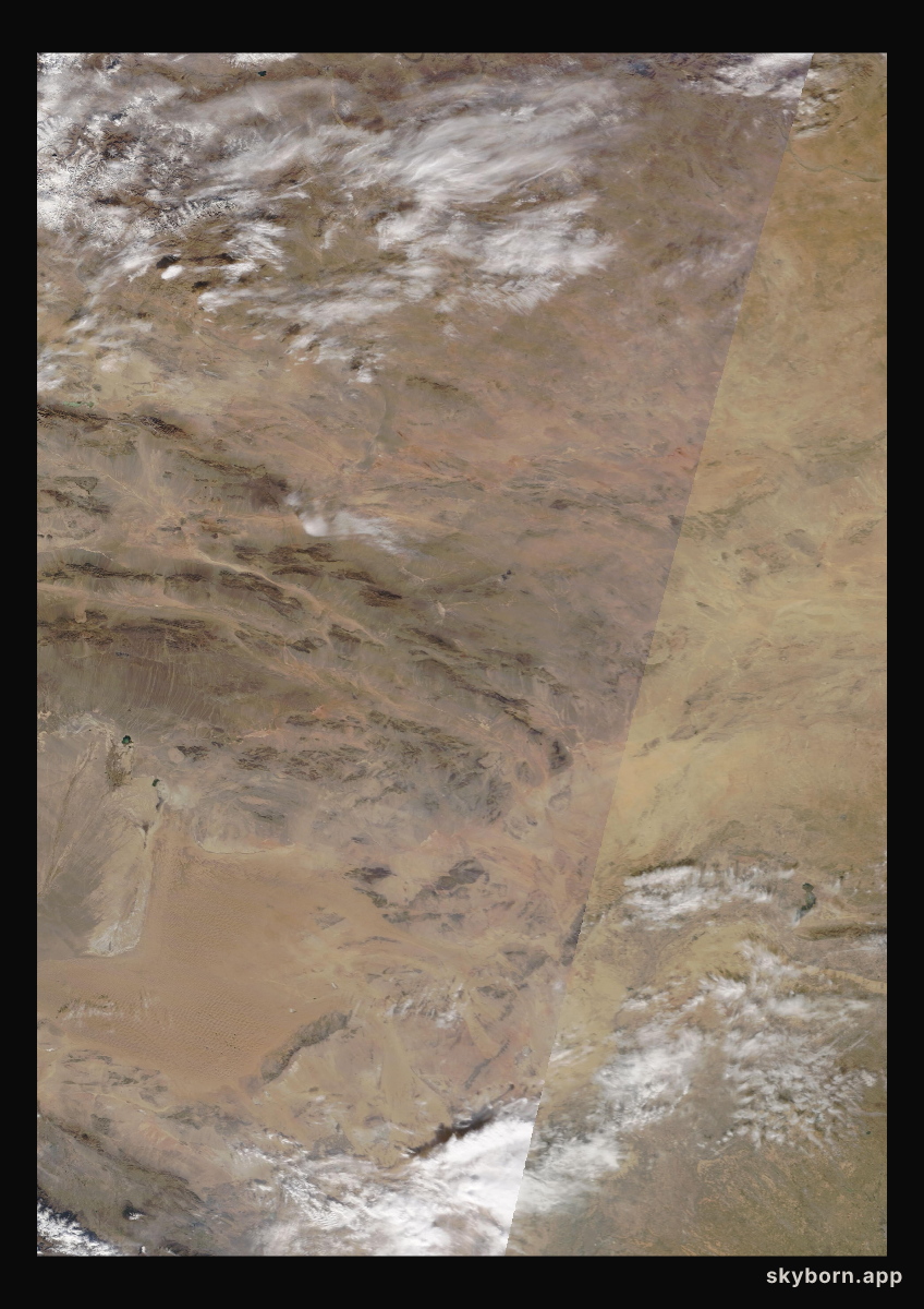 The Earth on 21 October 2019 · Gobi Desert