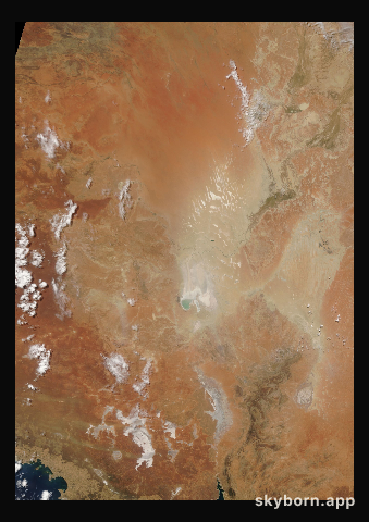 The Earth on 24 October 2019 · Lake Eyre, Australia