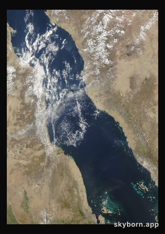 The Earth on 25 October 2019 · Red Sea