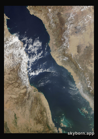 The Earth on 26 October 2019 · Red Sea