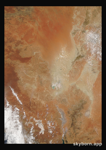 The Earth on 31 October 2019 · Lake Eyre, Australia