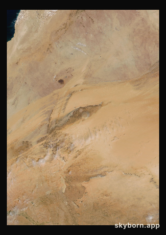 The Earth on 4 November 2019 · Eye of the Sahara, Mauritania