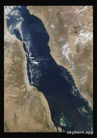 The Earth on 8 November 2019 · Red Sea