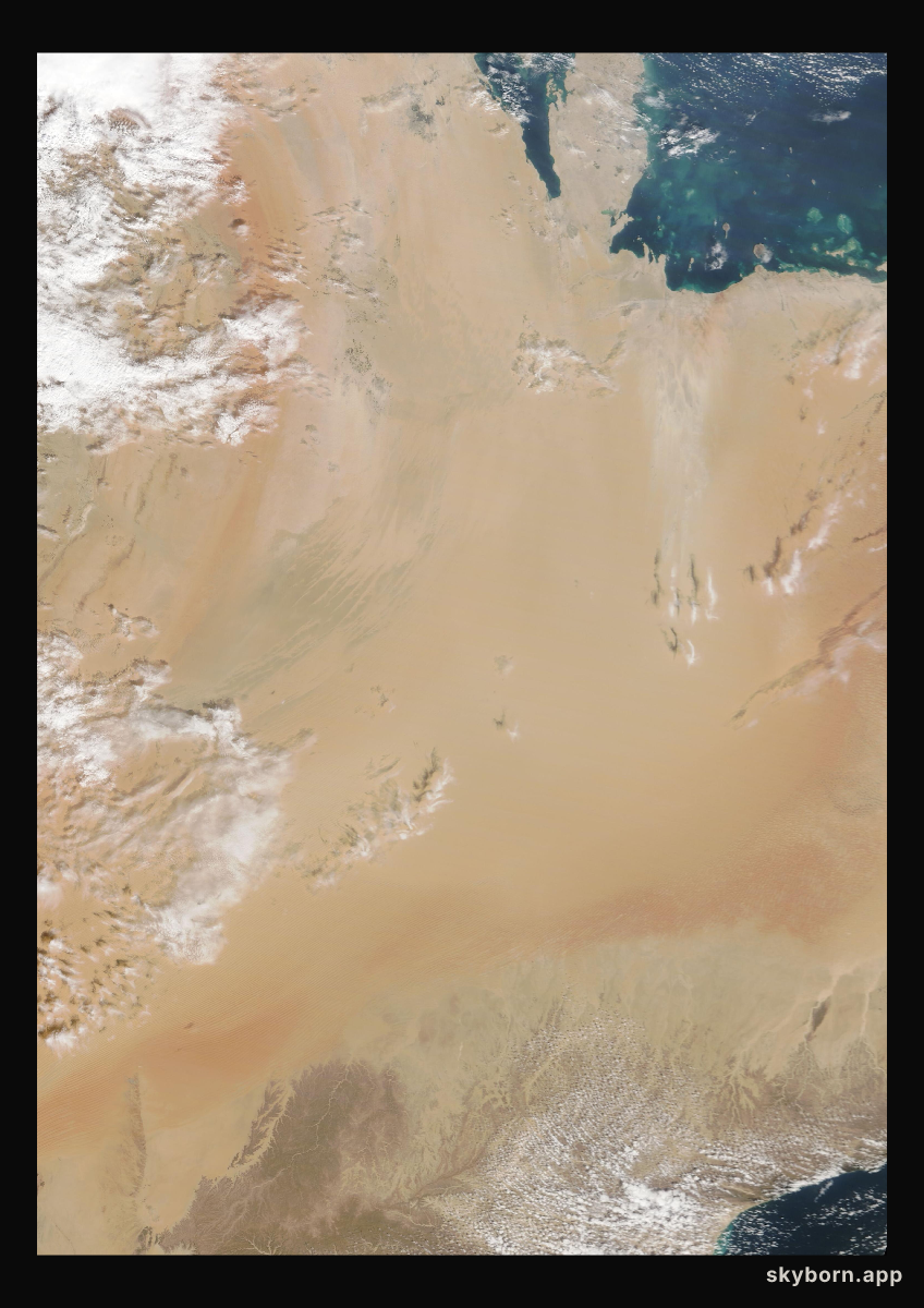 The Earth on 17 November 2019 · Empty Quarter, Arabia