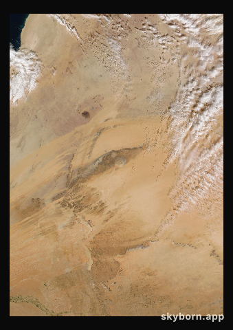 The Earth on 29 November 2019 · Eye of the Sahara, Mauritania