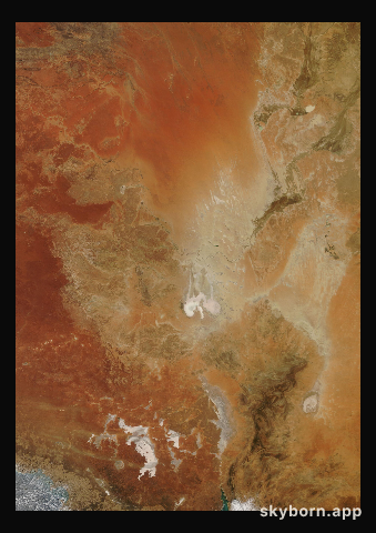 The Earth on 3 December 2019 · Lake Eyre, Australia
