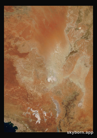 The Earth on 7 December 2019 · Lake Eyre, Australia