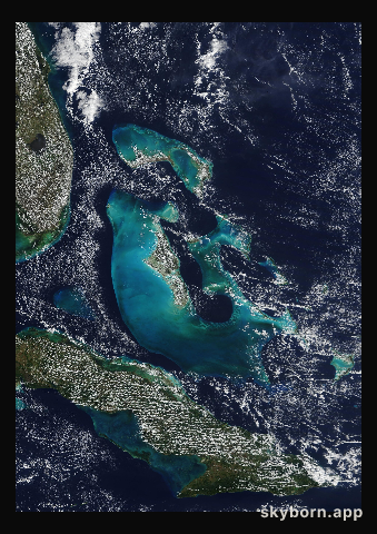 The Earth on 10 December 2019 · Bahamas
