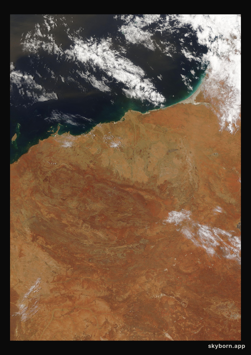 The Earth on 13 December 2019 · Pilbara, Western Australia