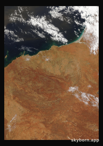 The Earth on 13 December 2019 · Pilbara, Western Australia