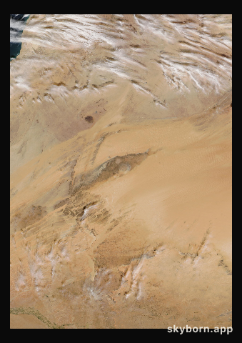 The Earth on 15 December 2019 · Eye of the Sahara, Mauritania