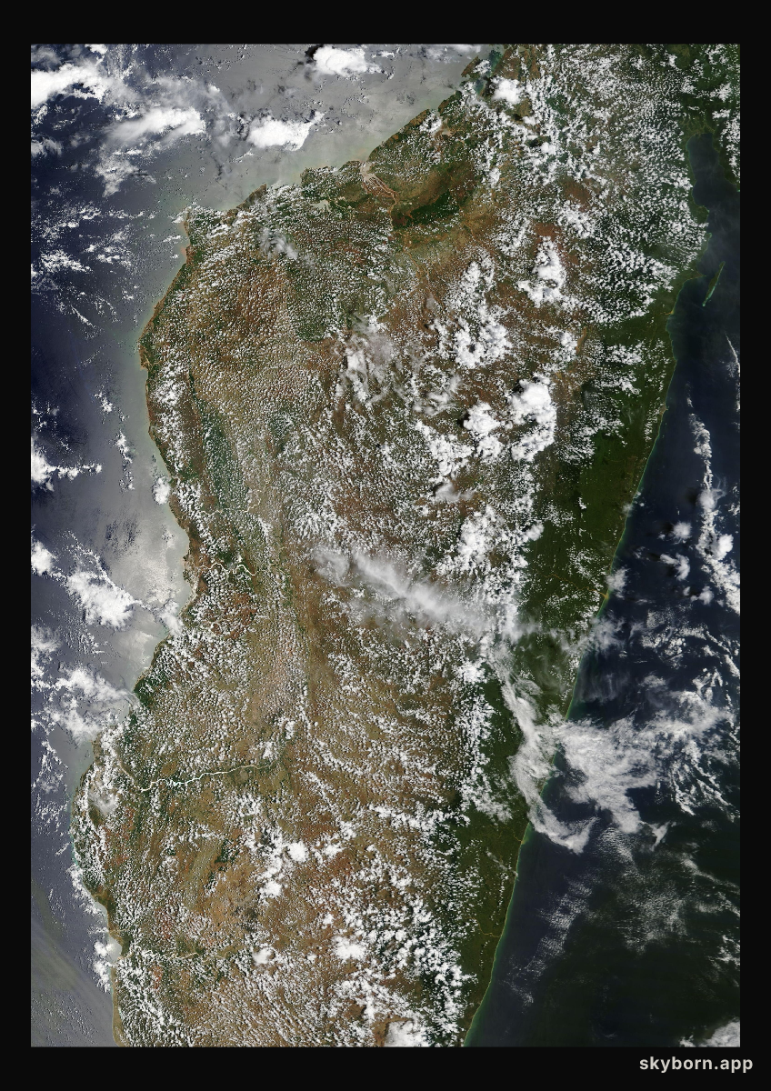 The Earth on 16 December 2019 · Madagascar