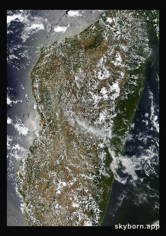 The Earth on 16 December 2019 · Madagascar