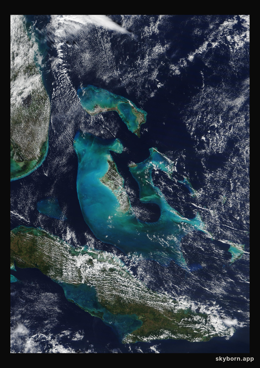 The Earth on 17 December 2019 · Bahamas