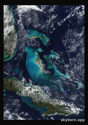 The Earth on 17 December 2019 · Bahamas