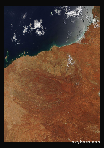 The Earth on 18 December 2019 · Pilbara, Western Australia