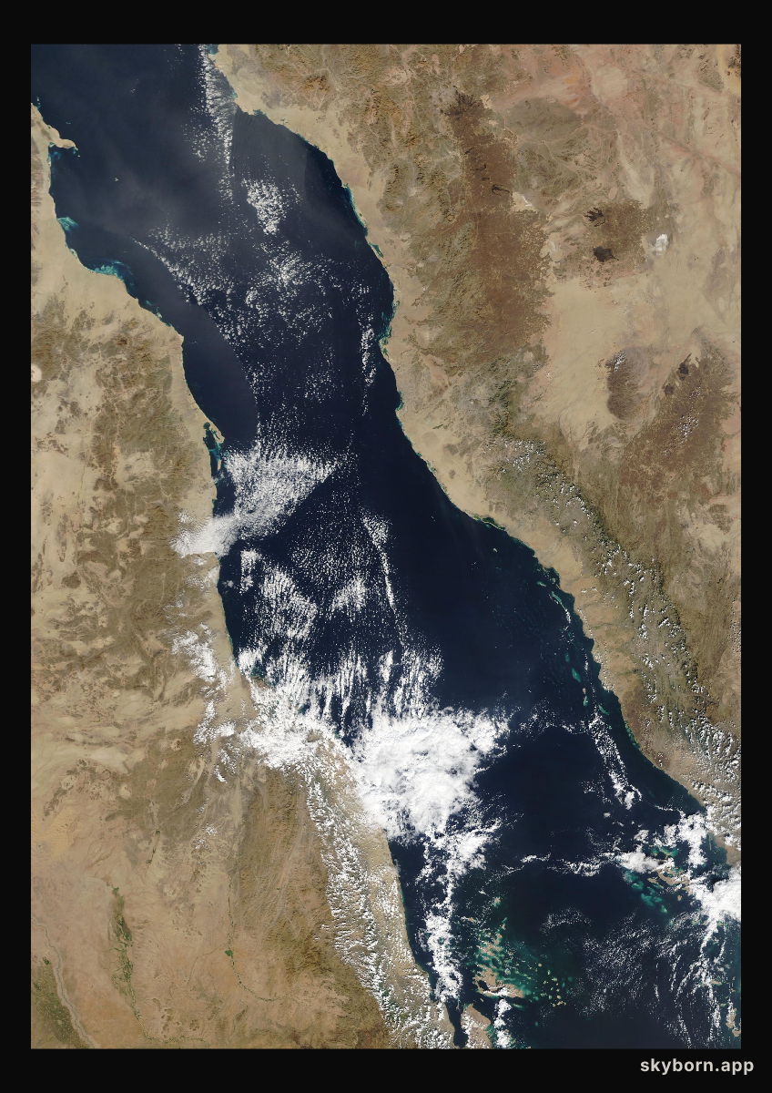 The Earth on 26 December 2019 · Red Sea