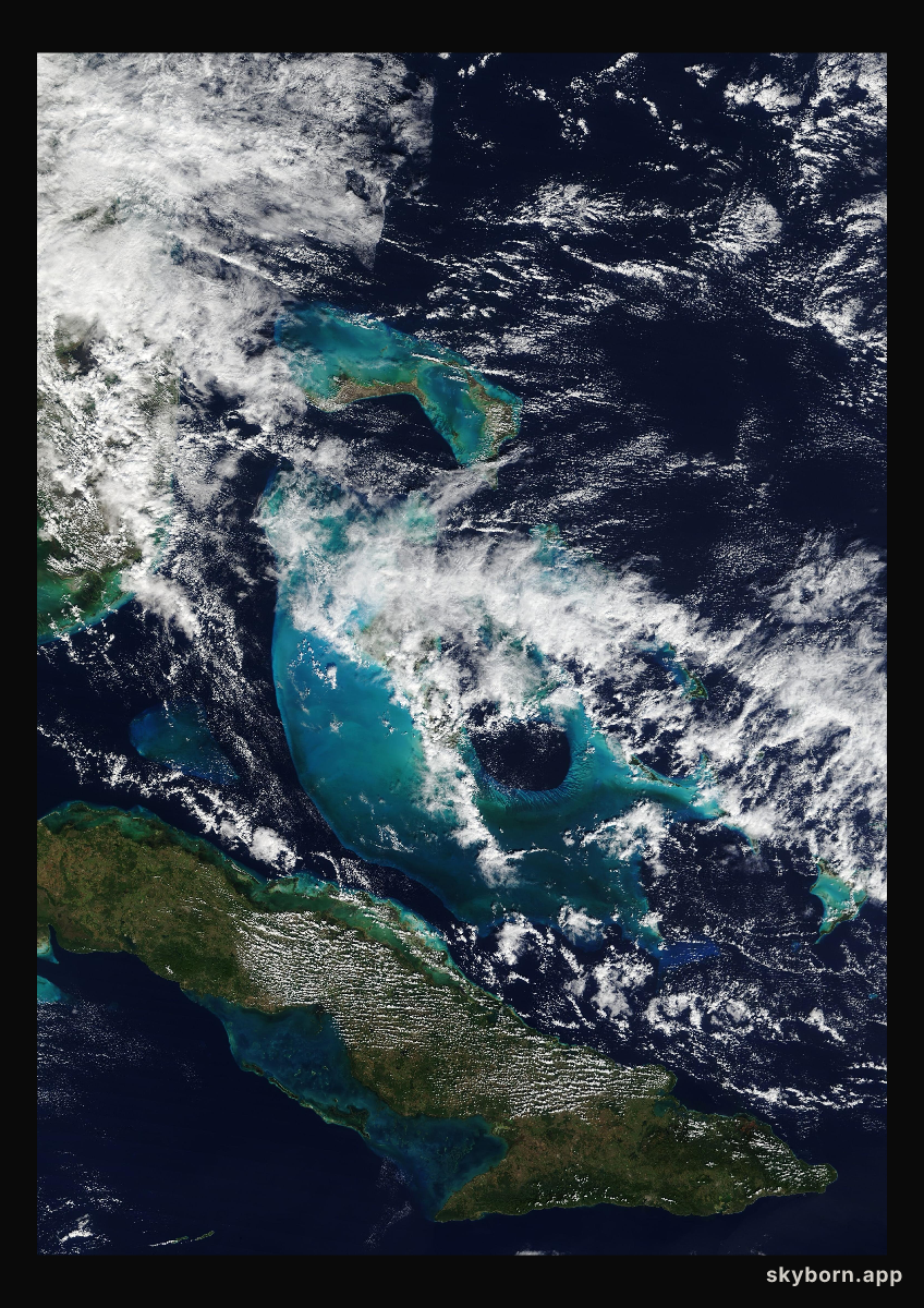 The Earth on 28 December 2019 · Bahamas