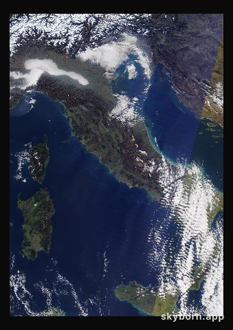 The Earth on 6 January 2020 · Italy and the Adriatic