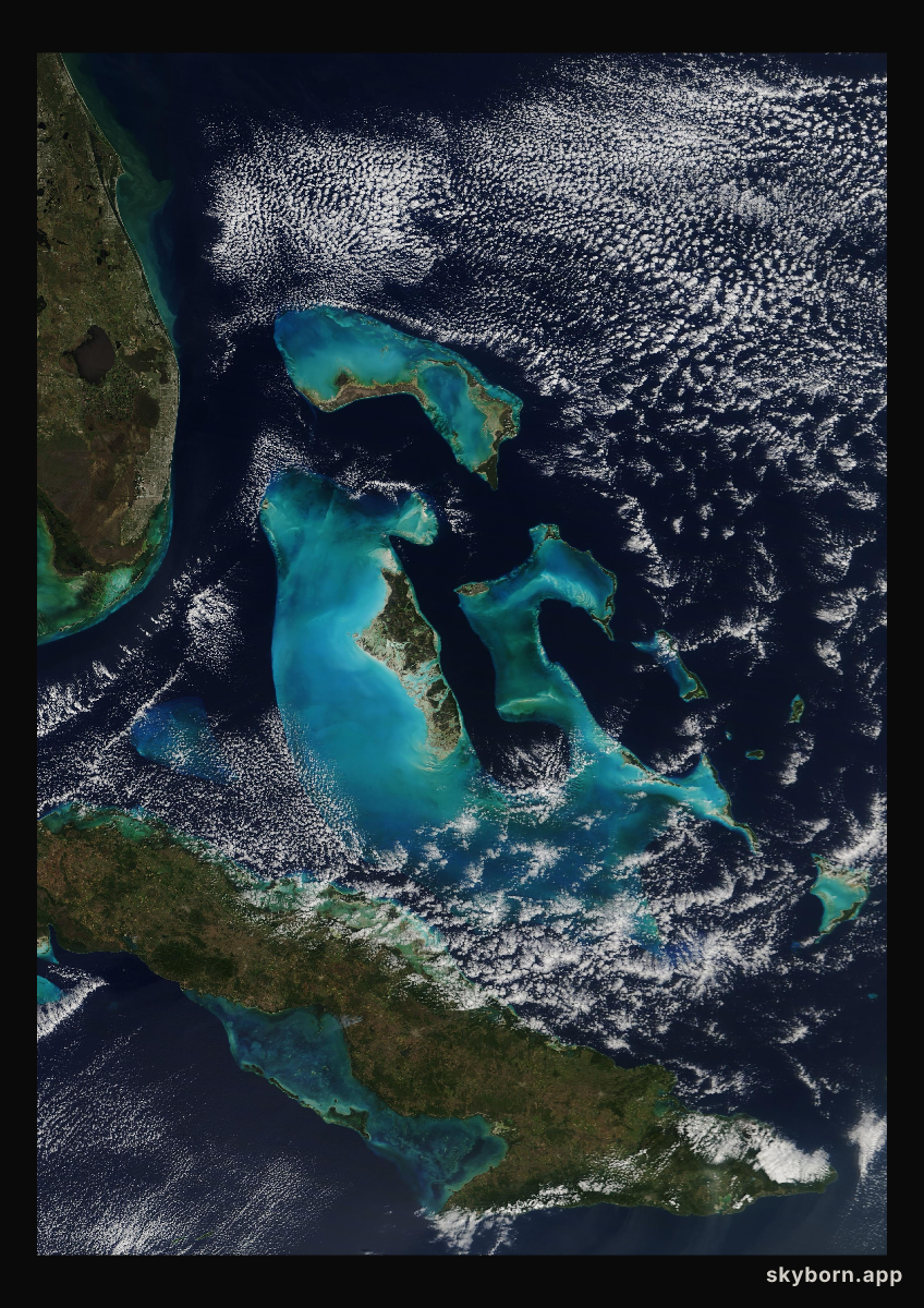 The Earth on 3 February 2020 · Bahamas