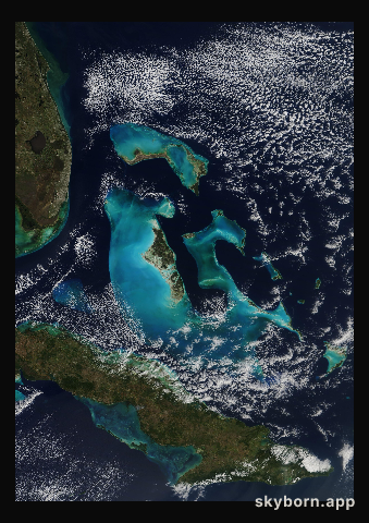 The Earth on 3 February 2020 · Bahamas