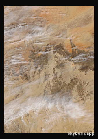 The Earth on 9 February 2020 · Sahara, Algeria