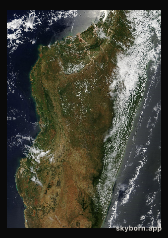 The Earth on 11 February 2020 · Madagascar