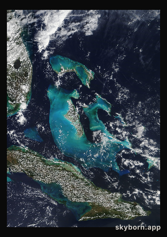 The Earth on 19 February 2020 · Bahamas