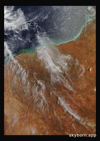 The Earth on 27 February 2020 · Pilbara, Western Australia