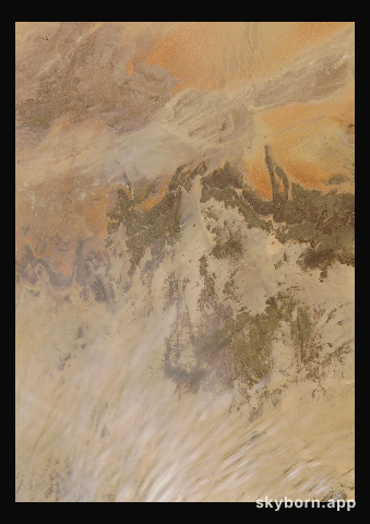 The Earth on 12 March 2020 · Sahara, Algeria