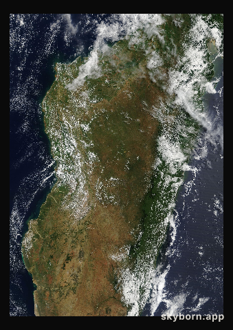 The Earth on 16 March 2020 · Madagascar