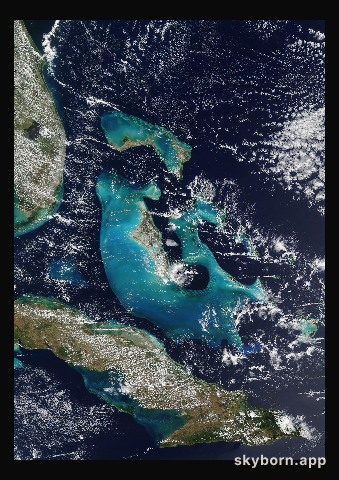 The Earth on 19 March 2020 · Bahamas