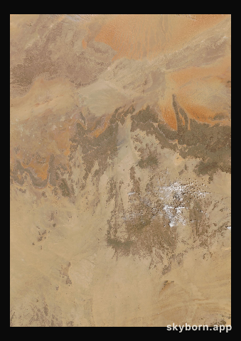 The Earth on 23 March 2020 · Sahara, Algeria