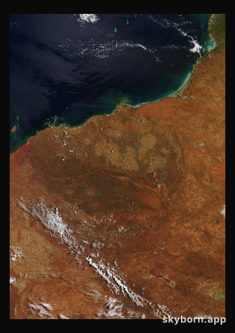 The Earth on 28 March 2020 · Pilbara, Western Australia