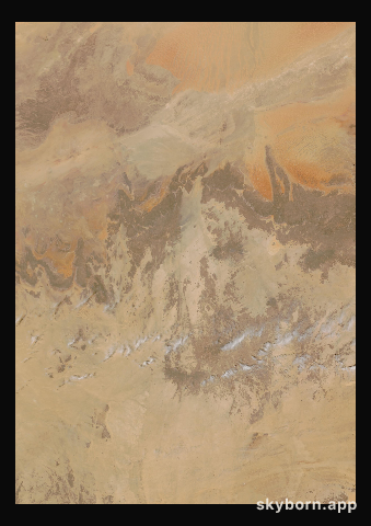The Earth on 3 April 2020 · Sahara, Algeria