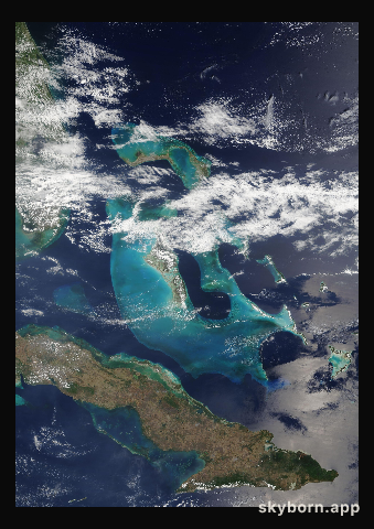 The Earth on 11 April 2020 · Bahamas