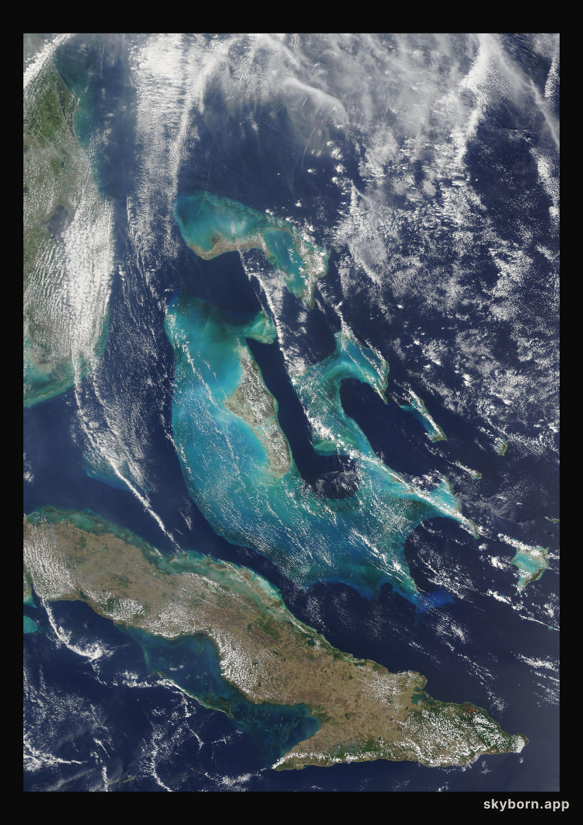 The Earth on 13 April 2020 · Bahamas