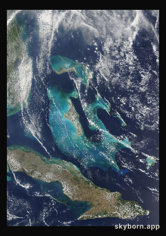 The Earth on 13 April 2020 · Bahamas