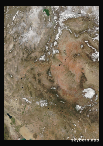 The Earth on 14 April 2020 · Colorado Plateau