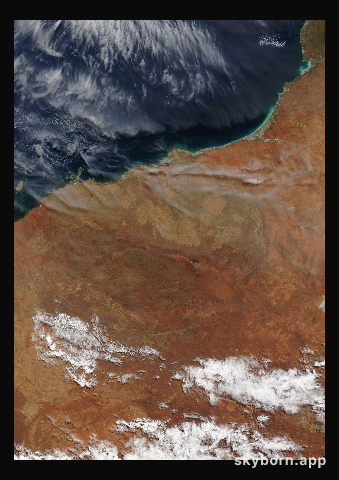 The Earth on 17 April 2020 · Pilbara, Western Australia