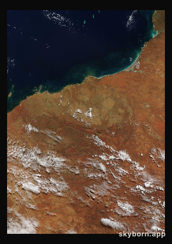 The Earth on 26 April 2020 · Pilbara, Western Australia
