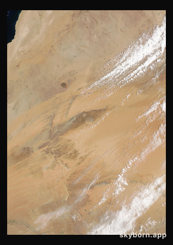 The Earth on 30 April 2020 · Eye of the Sahara, Mauritania