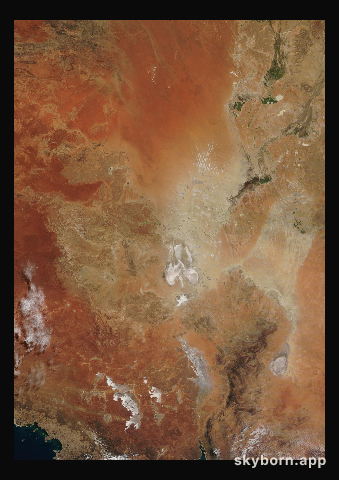 The Earth on 4 May 2020 · Lake Eyre, Australia