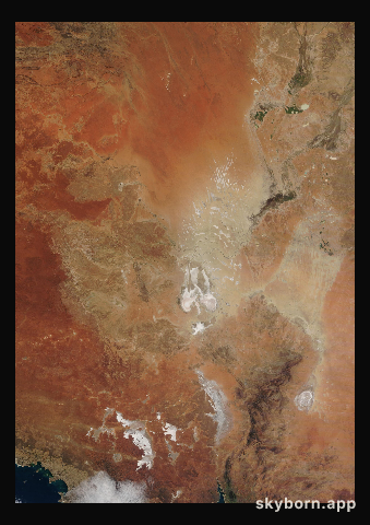 The Earth on 5 June 2020 · Lake Eyre, Australia