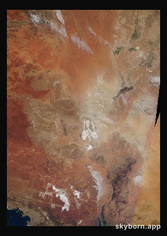 The Earth on 10 June 2020 · Lake Eyre, Australia