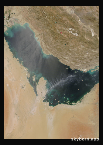 The Earth on 14 June 2020 · Persian Gulf