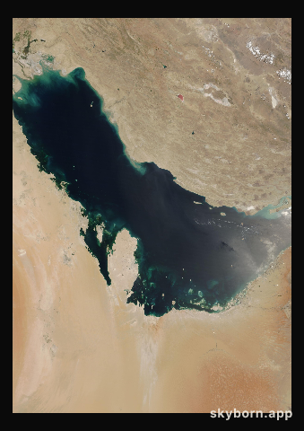 The Earth on 18 June 2020 · Persian Gulf